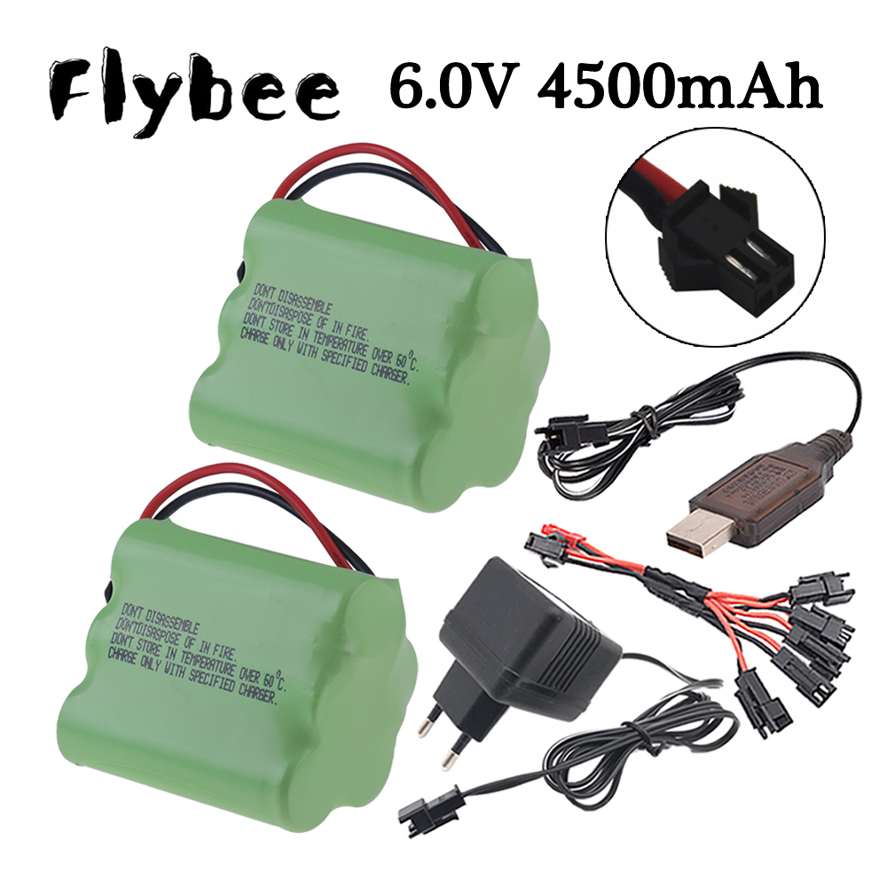 Rc Hobby Trucks - 6v 4500mAh Ni-MH Battery SM Plug