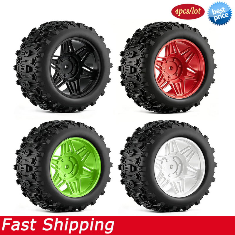Rc Hobby Trucks - 4PCS RC Monster Truck Wheels Tires