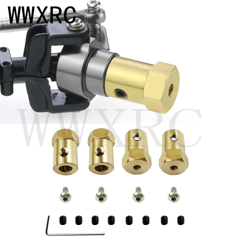 Rc Tire Foam Insert - 4pcs Brass Adapter 5mm to 12mm