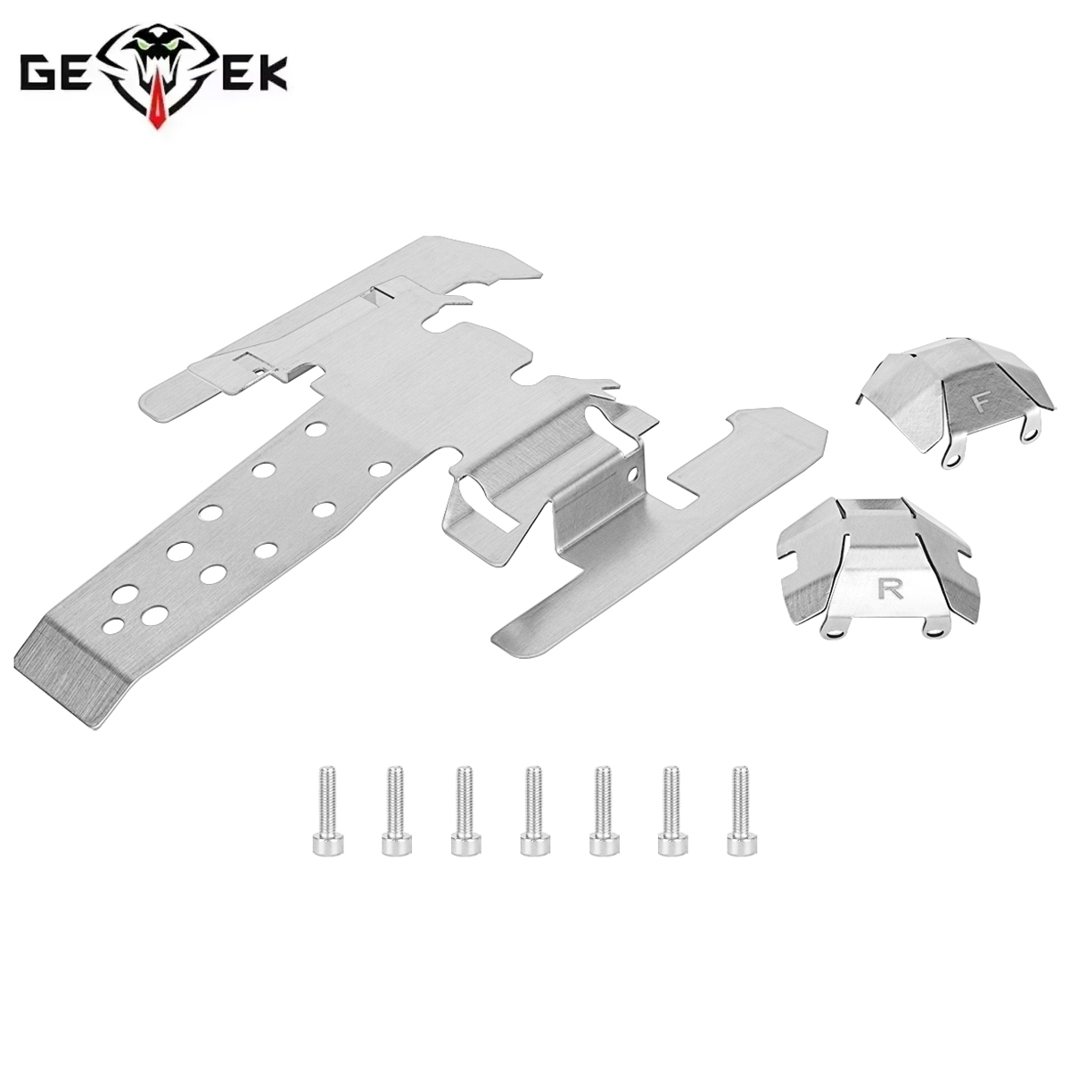 Rc Hobby Factory - Stainless Steel Skid Plate Chassis Armor