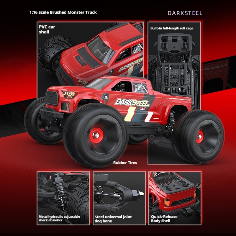 UDI UD1610PRO 1/16 RC BigWheel - огляд і ціна Rc Drift Car Brushless