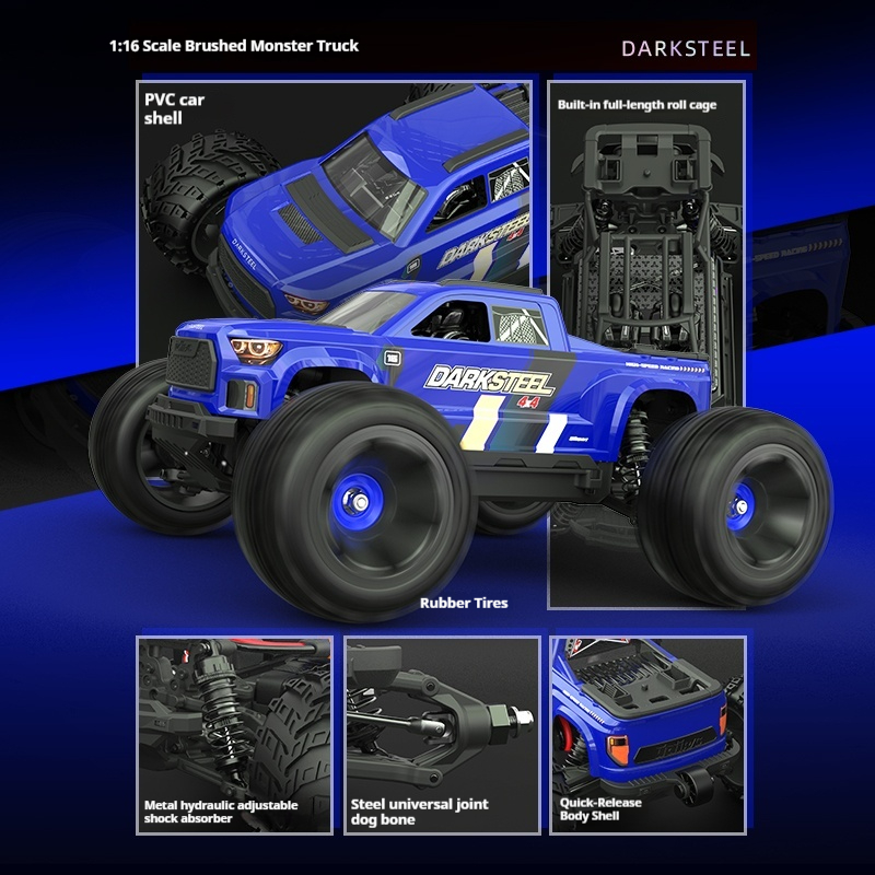 UDI UD1610PRO 1/16 RC BigWheel - огляд і ціна Rc Drift Car Brushless