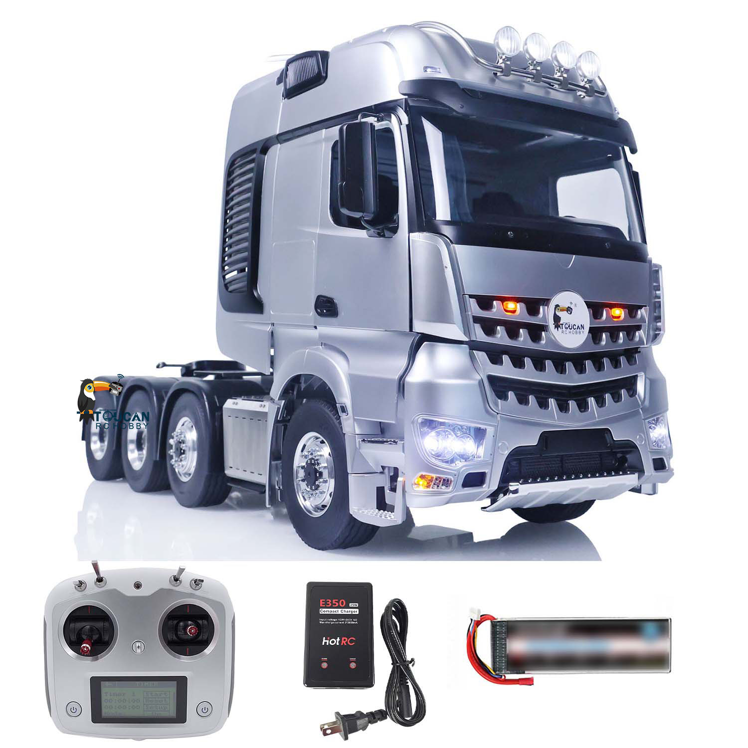 RTR LESU RC Tractor Truck 8x8  - огляд і ціна Hobby Quality Rc Cars