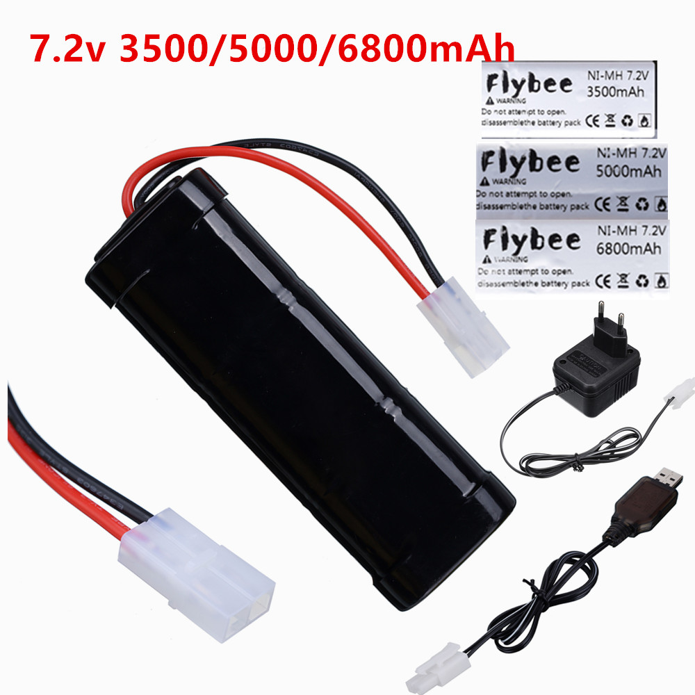 New 7.2V Battery 5000/6800mAh  - огляд і ціна Rc Hobby Trucks