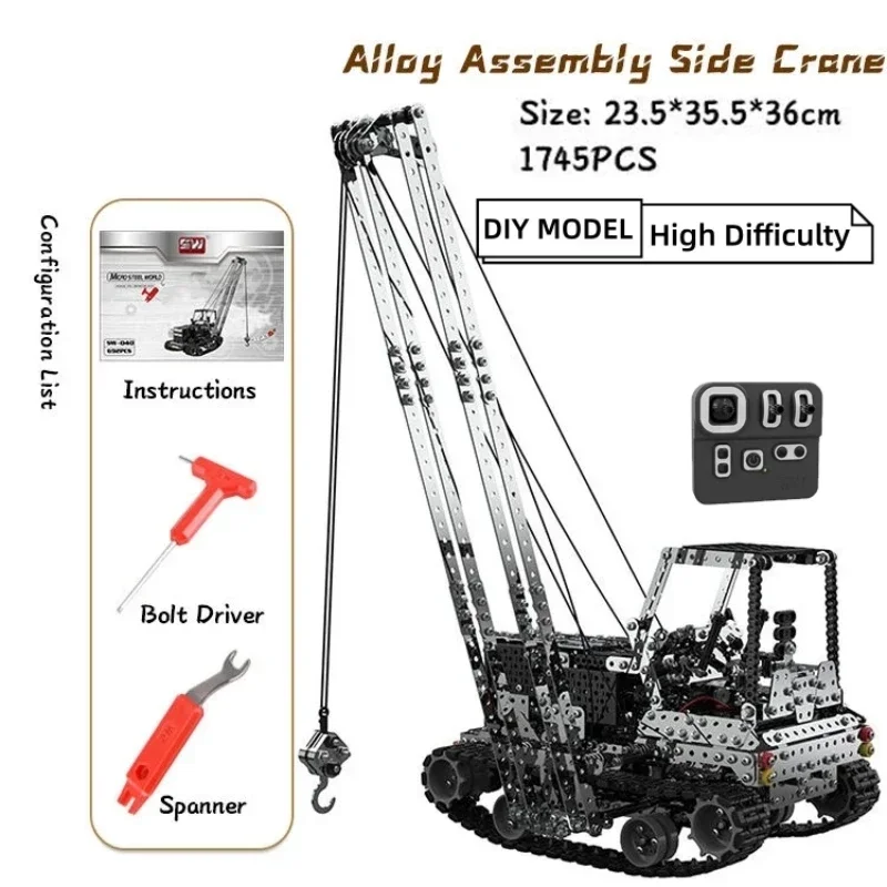 DIY Metal RC Crane Electric Ho - огляд і ціна Rc Hobby Toys