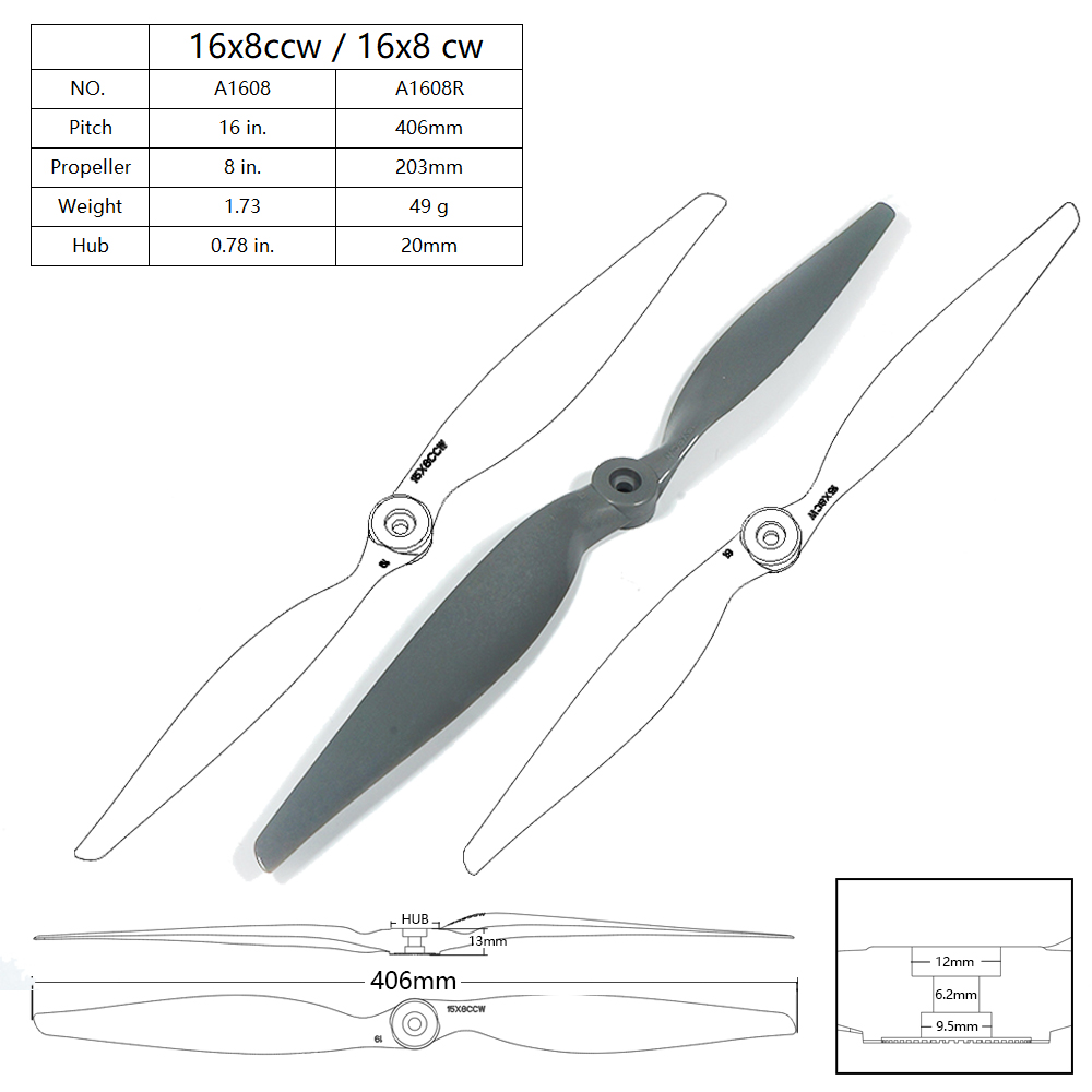 AEORC 5pcs Nylon Direct-Drive  - огляд і ціна Rc Hobby Direct