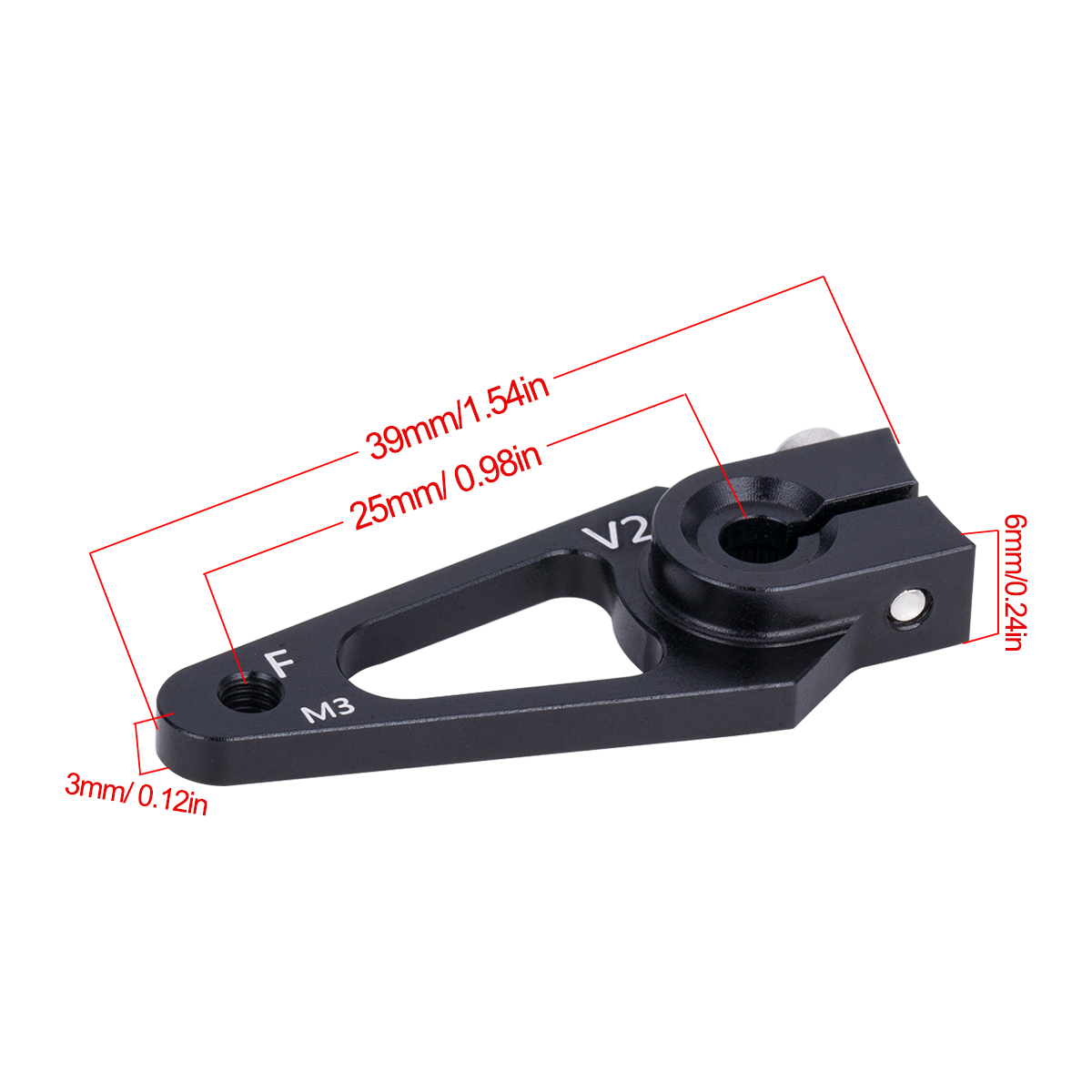 7075 Aluminum 25T Servo Horn M - огляд і ціна Rc Hobby Factory