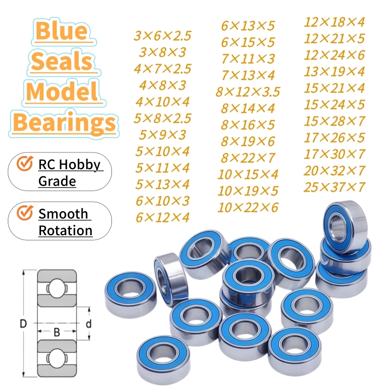 6702RS ABEC-7 Bearing 15x21x4  - огляд і ціна Rc Hobby Trucks