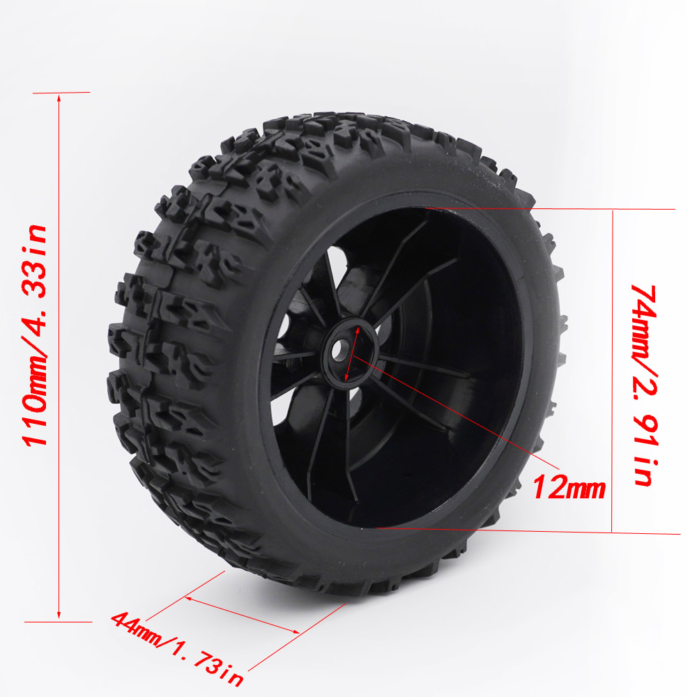 YSIDO 4pcs 110mm 1/10 Short Co - огляд і ціна Rc Tire Foam Insert
