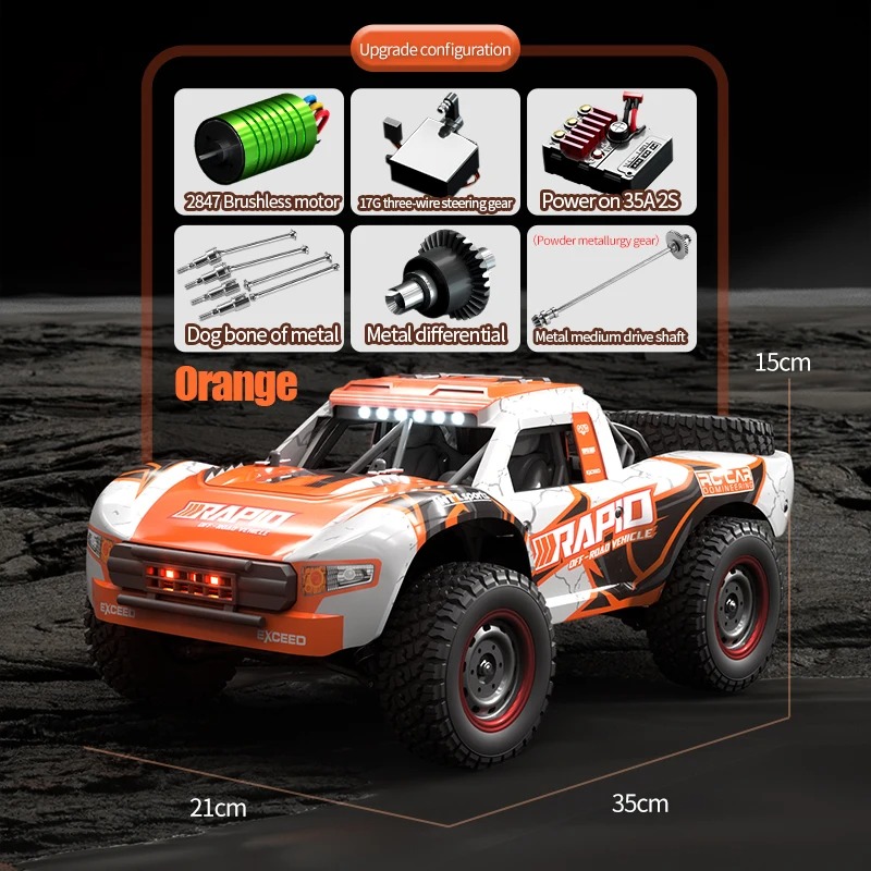JJRC Q130 1:16 70KM/H 4WD RC C - огляд і ціна Rc Drift Car Brushless