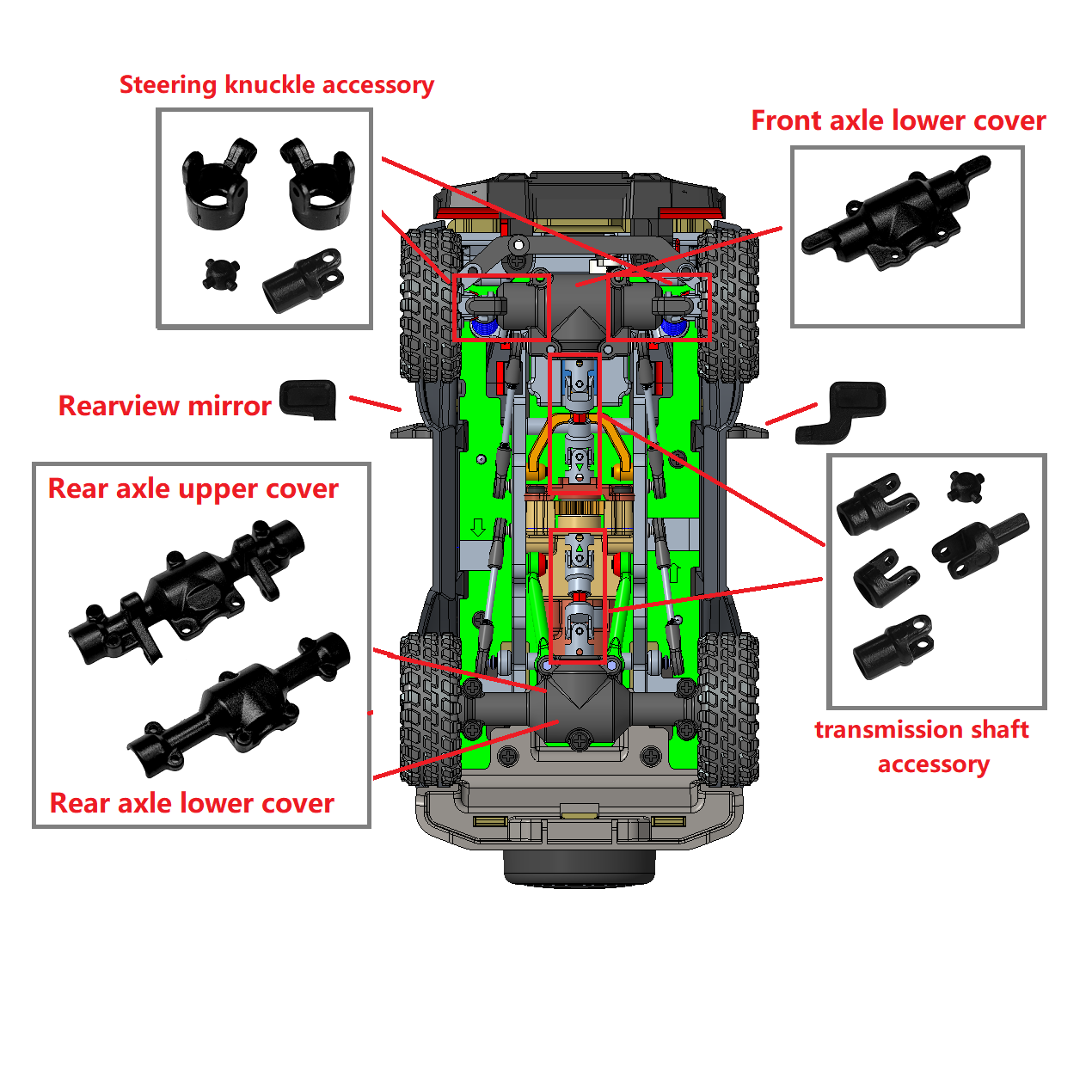 LDARC transmission shaft drive - огляд і ціна Rc Drift Car Brushless