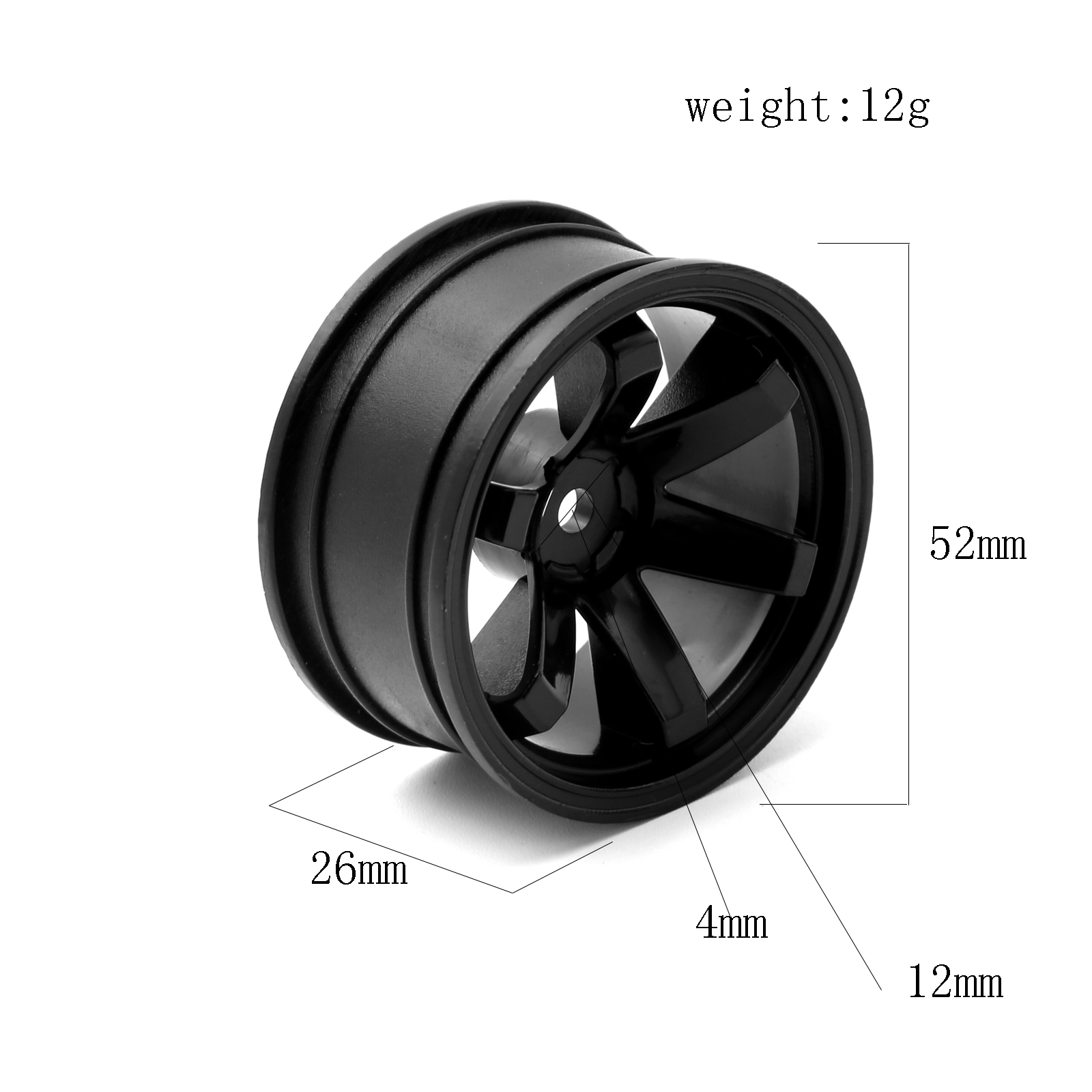 4pcs  Plastic Wheel Hub RC Rac - огляд і ціна Rc Hobby Toys