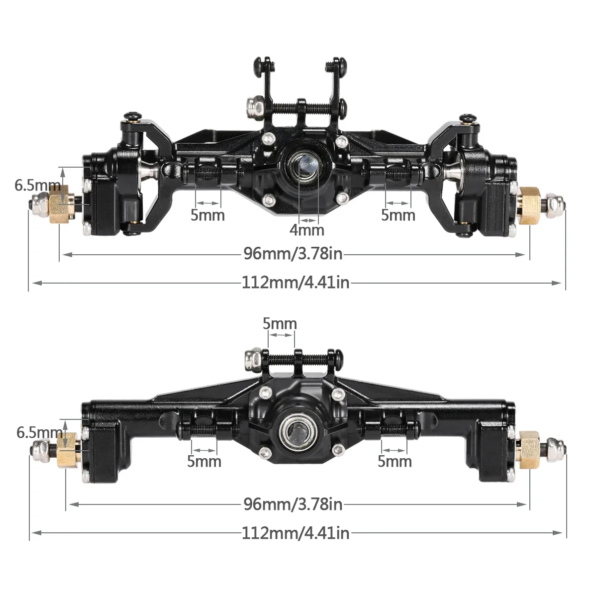 TRX4M Aluminum Front Rear Port - огляд і ціна Rc Hobby Factory