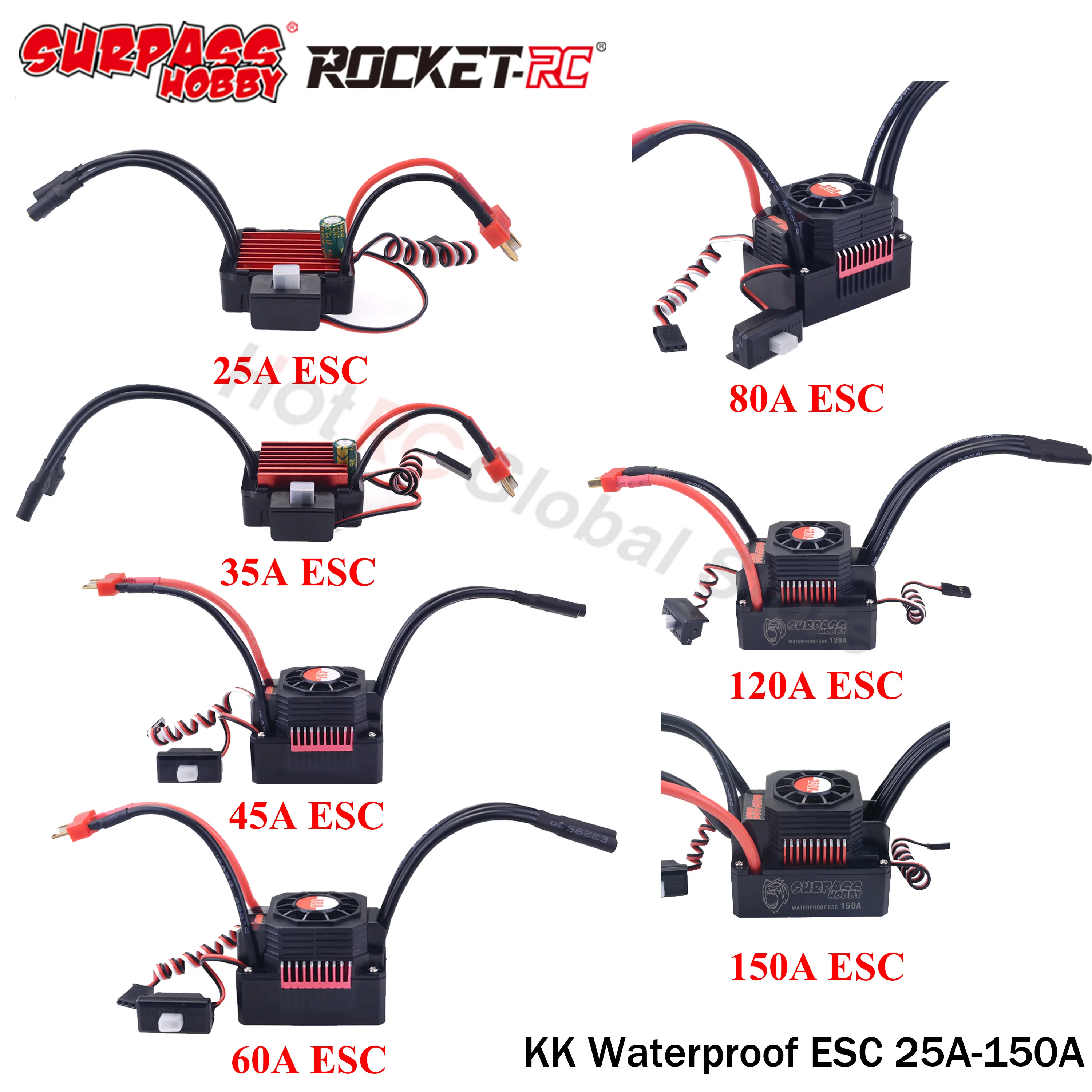 SURPASS HOBBY KK 25A 35A 45A 6 - огляд і ціна Rc Hobby Crawler