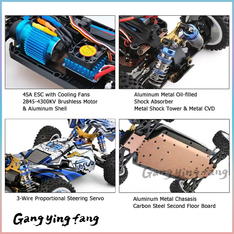 1/12 124017 Wltoys -V8  2.4G R - огляд і ціна Rc Drift Car Brushless