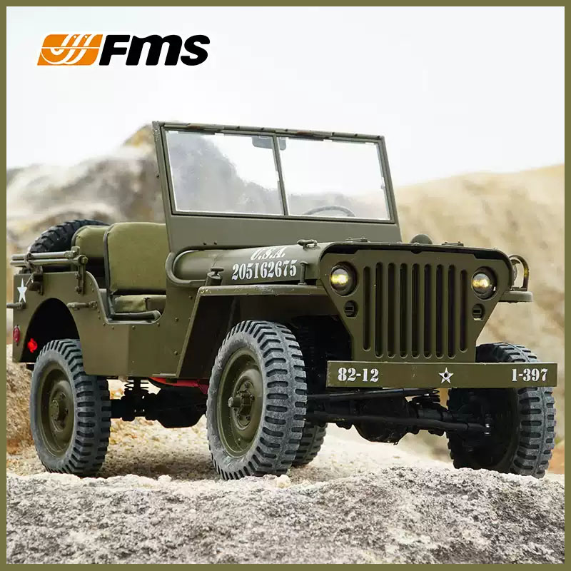 FMS 1/6 Climber 1941 Willys MB - огляд і ціна Rc Hobby Factory